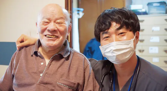 往診を大事に